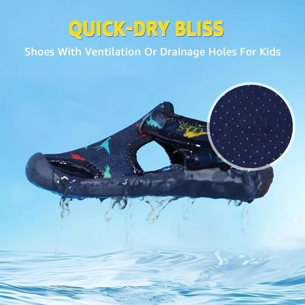 STQ Kids | Quick Dry Water Shoes (6T) 🦕